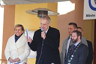 Prezident Miloš Zeman v Kraslicích.
