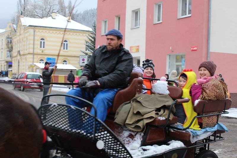 Masopust a šibřinky v Kraslicích.