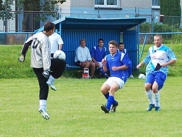 Utkání okresního přeboru Sokol Kaceřov - 1. FC Vřesová 3:2