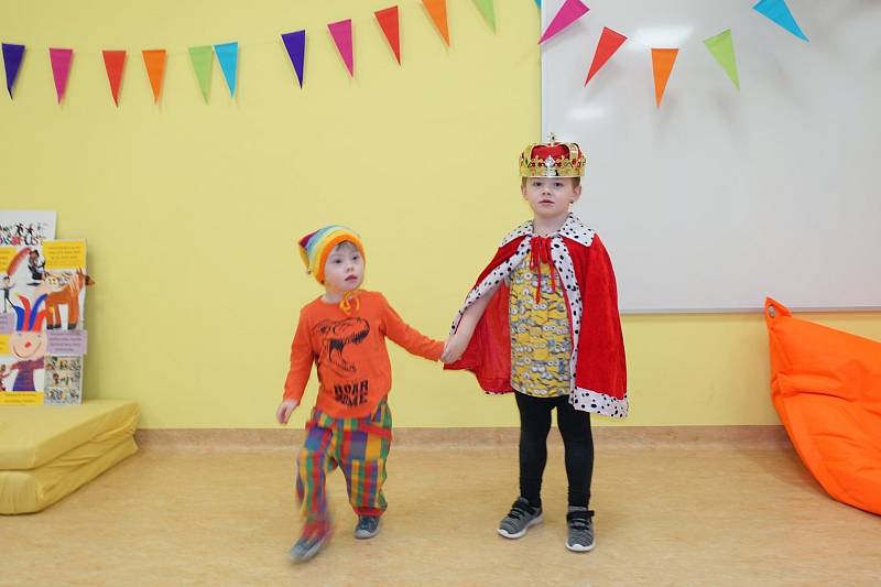 Masopust v sokolovském stacionáři Mateřídoušky.