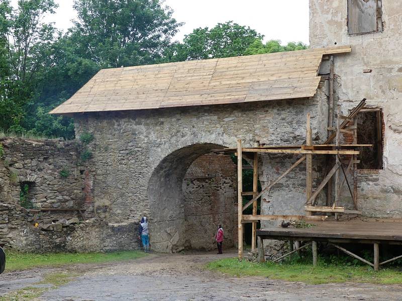 Setkání tesařů na Hartenbergu.