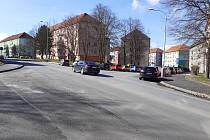 Křižovatka v Sokolově, kde dojde k úpravám kvůli bezpečnosti.