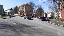 Křižovatka v Sokolově, kde dojde k úpravám kvůli bezpečnosti.