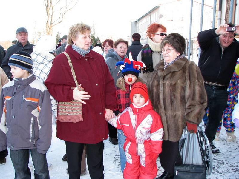 Oslavy masopustu v Královském Poříčí. 