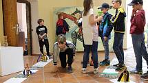 Novou výstavu otestovali třeťáci ze Základní školy Kynšperk nad Ohří.