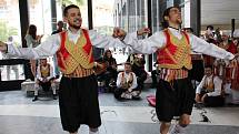 Soubory se představily v rámci mezinárodního folklorního festivalu.