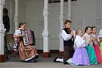 Soubory se představily v rámci mezinárodního folklorního festivalu.