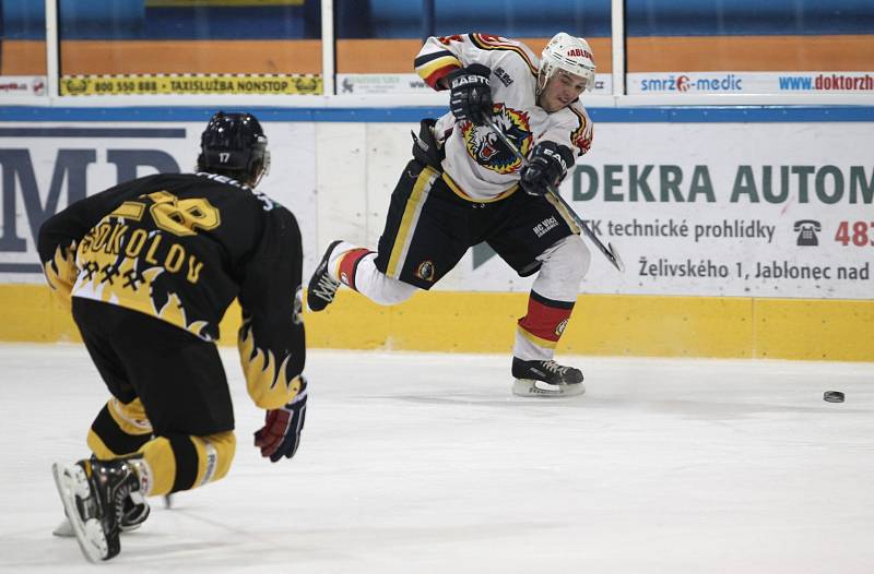 II. hokejová liga: HC Vlci Jablonec - HC Baník Sokolov