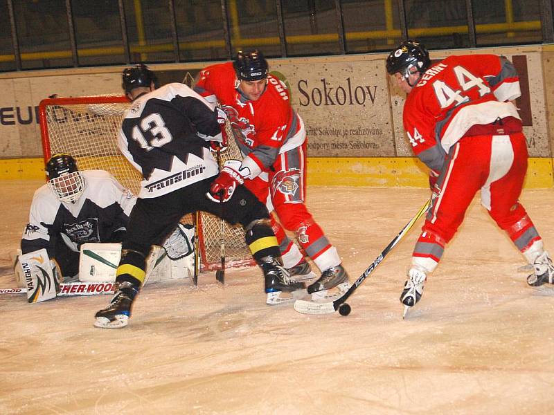 Krajská soutěž mužů: HC PK Vřesová - HC Rebel Ostrov