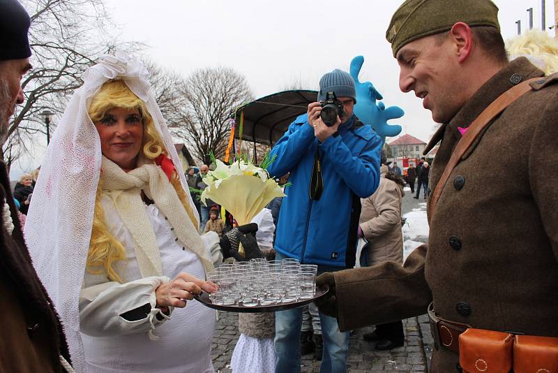 Masopust v Královském Poříčí a na statku Bernard.