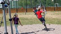 Příměstský tábor DDM Sokolov Stezkou netradičně je sportovně zaměřený.