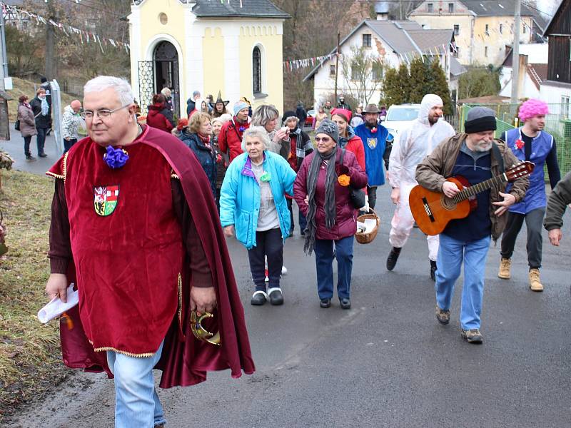 Oslavy masopustu mají v Ležnici u Horního Slavkova dlouholetou tradici.