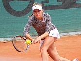 Markéta Vondroušová na snímku z roku 2017, kdy vyhrála první titul na okruhu WTA