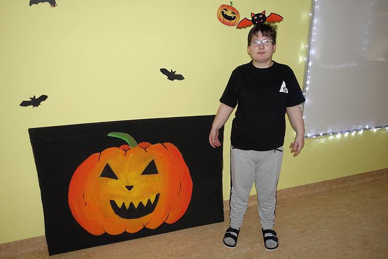 Společný Halloween v sokolovském stacionáři Mateřídoušky.