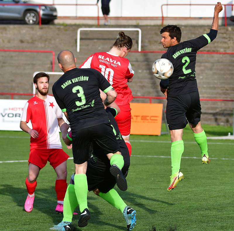 Vintířov měl mladíky Slavie na lopatě, přesto prohrál 3:4.