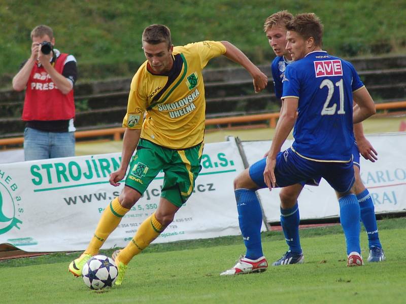 8. kolo Fotbalové národní ligy: FK Baník Sokolov - FK Ústí nad Labem 0:2