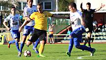 Fotbalisté FK Baník Sokolov porazili ve vloženém 27. kole na svém hřišti 1. SC Znojmo 1:0.