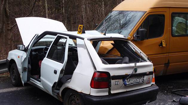 Tragická nehoda u Horního Slavkova.