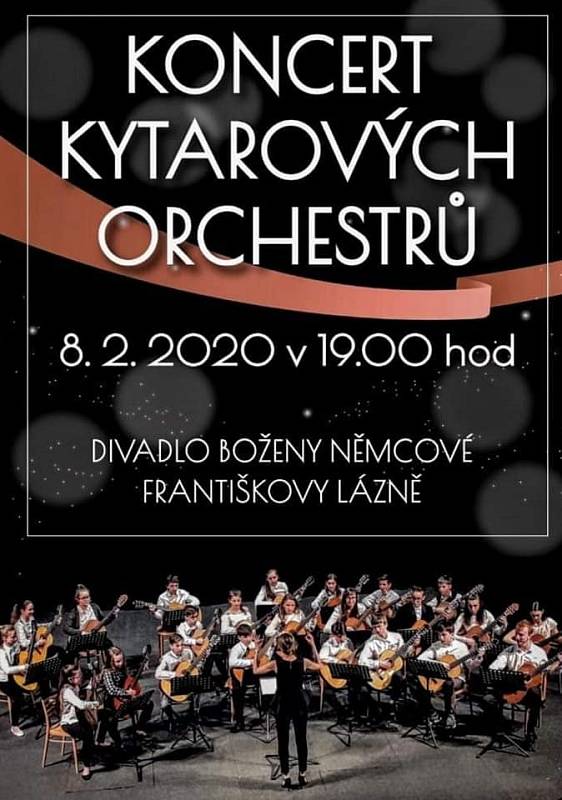 Koncert kytarových orchestrů ve Františkových Lázních.