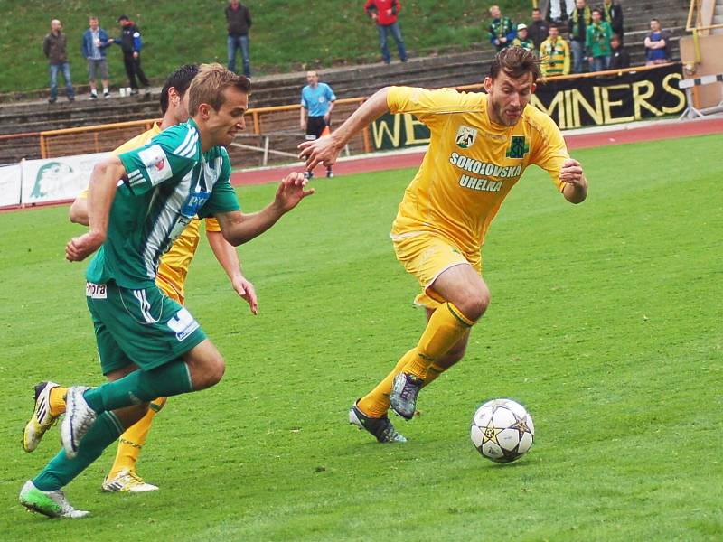 25. kolo FNL: FK Baník Sokolov - FK Bohemians Praha 1:1