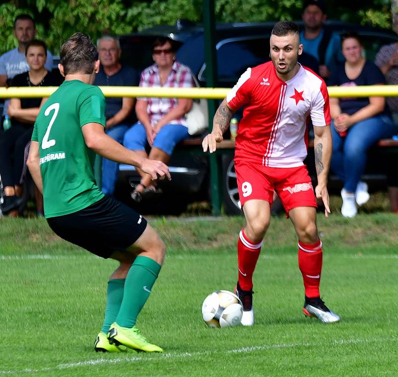 Karlovarská Slavia na úvod podzimní části remizovala 2:2 s rezervou Příbrami.