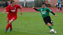 II. fotbalová liga: FK Baník Sokolov - SK Slovan Varnsdorf (v červeném)