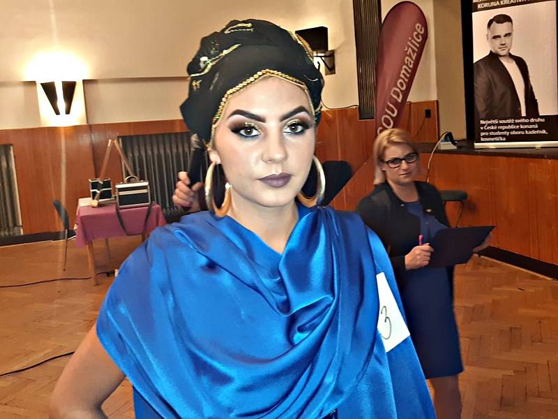 Modelka Viky na Arabské šou.