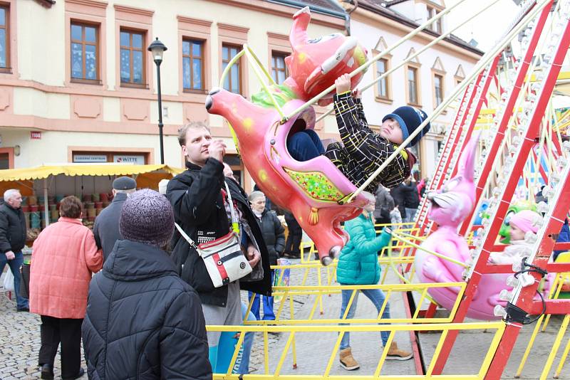 Staroměstský masopust v Chodově si lidé užili.