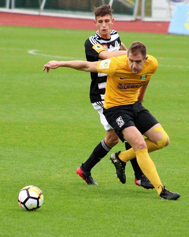 Fotbalisté sokolovského Baníku na Budějovice nestačili. Prohráli 0:1.