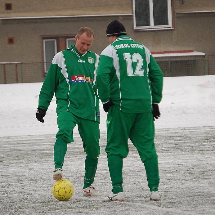 Zimní turnaj SSZ, Baník Habartov - Sokol Citice 1:4