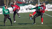 Příprava: FK Baník Sokolov - FC Chomutov  (v črvených dresech)