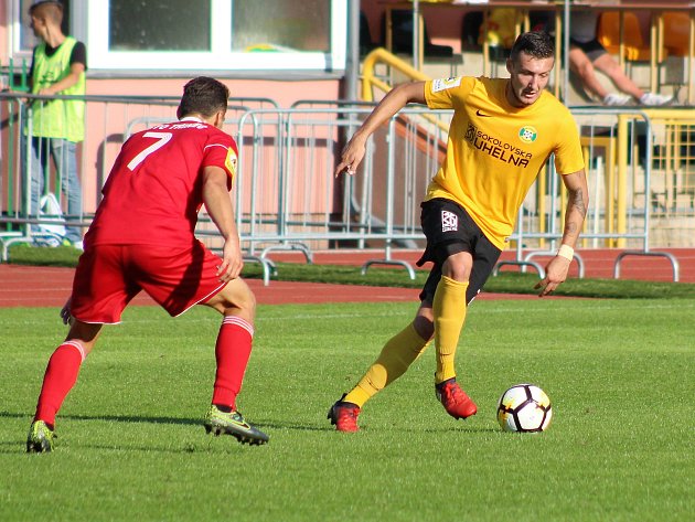 5. kolo FNL, FK Baník Sokolov - FK Fotbal Třinec 1:0.