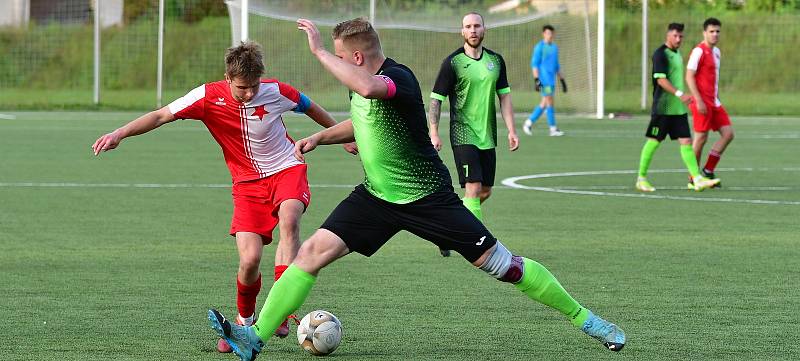 Vintířov měl mladíky Slavie na lopatě, přesto prohrál 3:4.