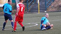 Krajský přebor: Spartak Chodov - Spartak Horní Slavkov (v modrém)