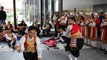 Soubory se představily v rámci mezinárodního folklorního festivalu.