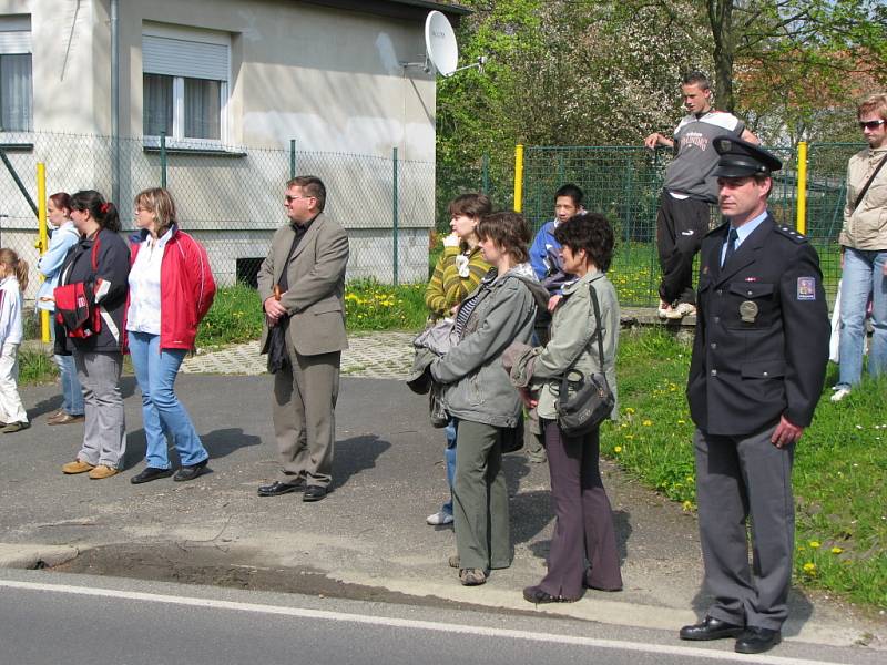 Oslavy osvobození od fašismu v Kynšperku nad Ohří.