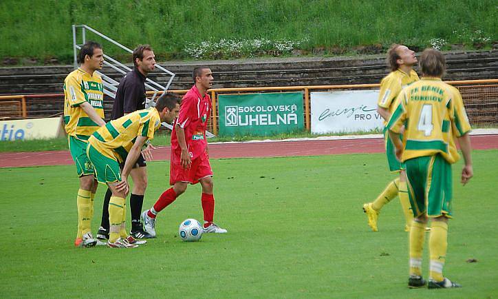 Divize: FK Baník Sokolov B - FC Chomutov