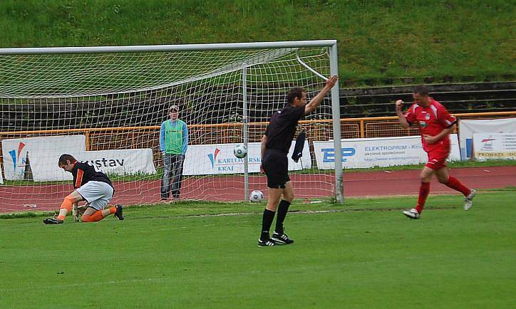 Divize: FK Baník Sokolov B - FC Chomutov