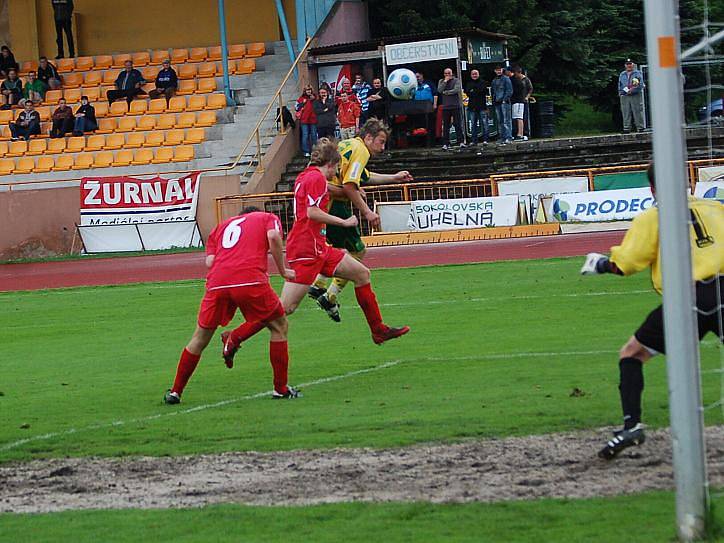 Divize: FK Baník Sokolov B - FC Chomutov