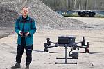 Nový dron geodetů mapuje nepřístupné oblasti. Chce létat i nad zastavěným územím.