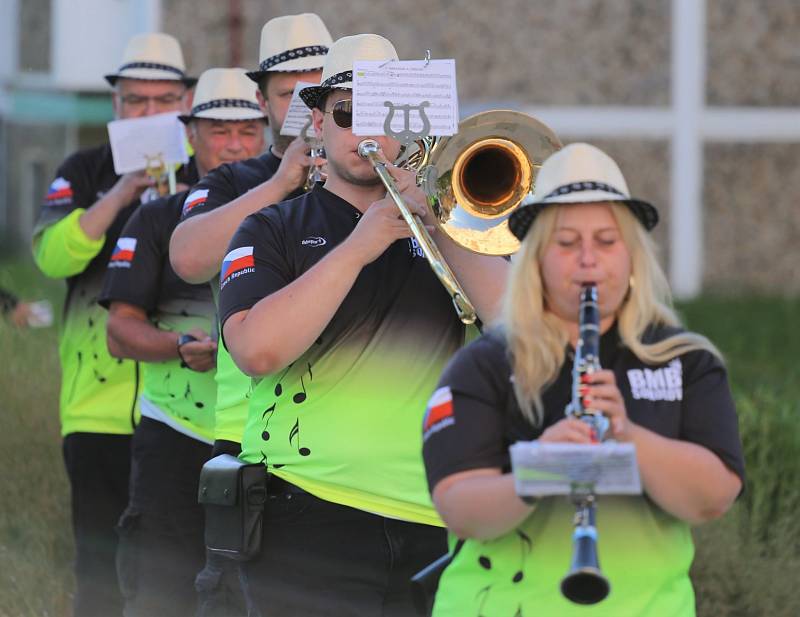 Koncert kapely Bohemian Marching Band se v Sokolově uskutečnil 15. července. 