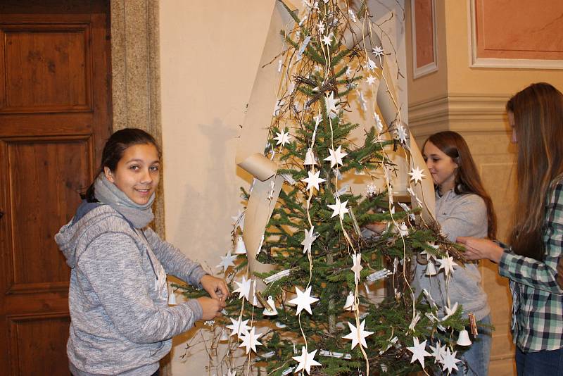 Až do konce prosince se můžete v klášterním kostele inspirovat vánočními stromky, které ozdobily sokolovské mateřinky, základní a střední školy, DDM, městská knihovna, ZUŠ či Sokolík.