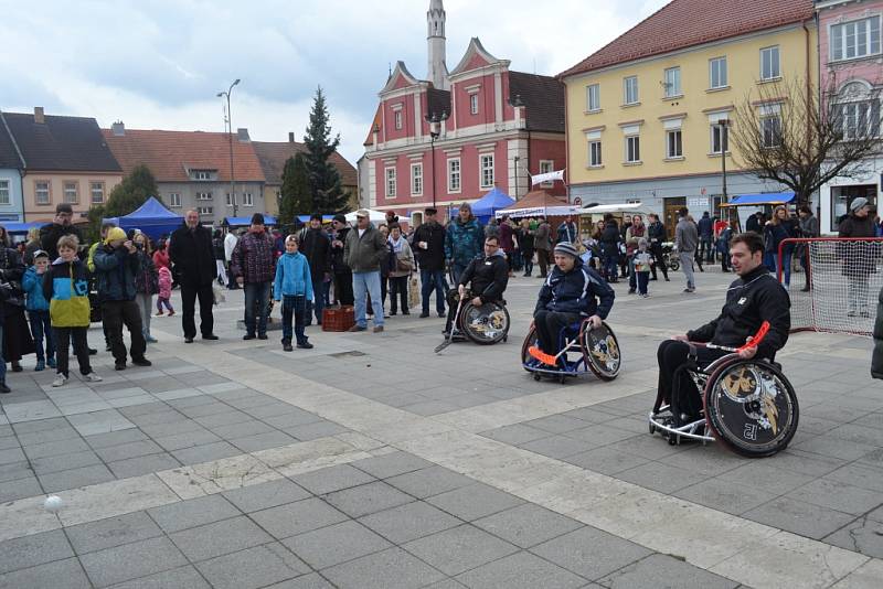 Soběslavští si vyzkoušeli paralympiádu