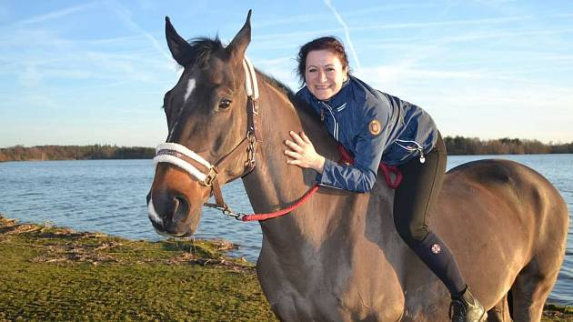 Dana Petřičková a její kůň Sary.