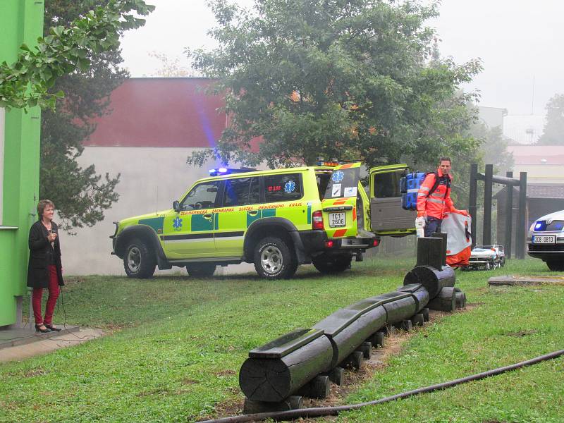 Ve středu 25. září v Mateřské škole Blatské sídliště hořelo, naštěstí jen fiktivně.