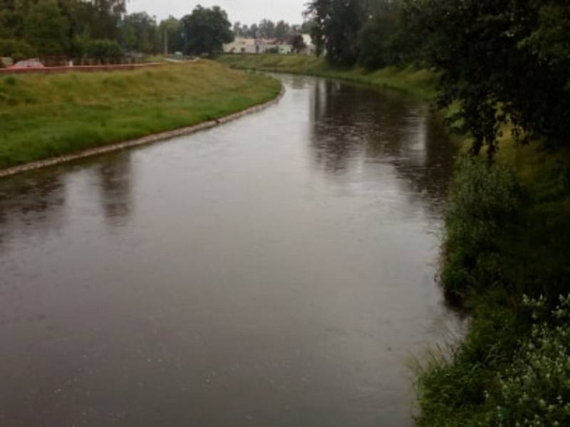 Aktuální stav řek Nežárky a Lužnice ve Veselí nad Lužnicí.