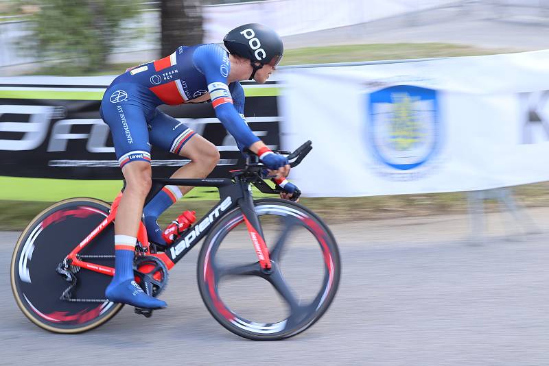 Mistrovství České republiky a Slovenska v silniční cyklistice - časovka.