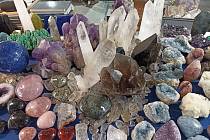 Výstava minerálů, šperků a drahokamů v Táboře.