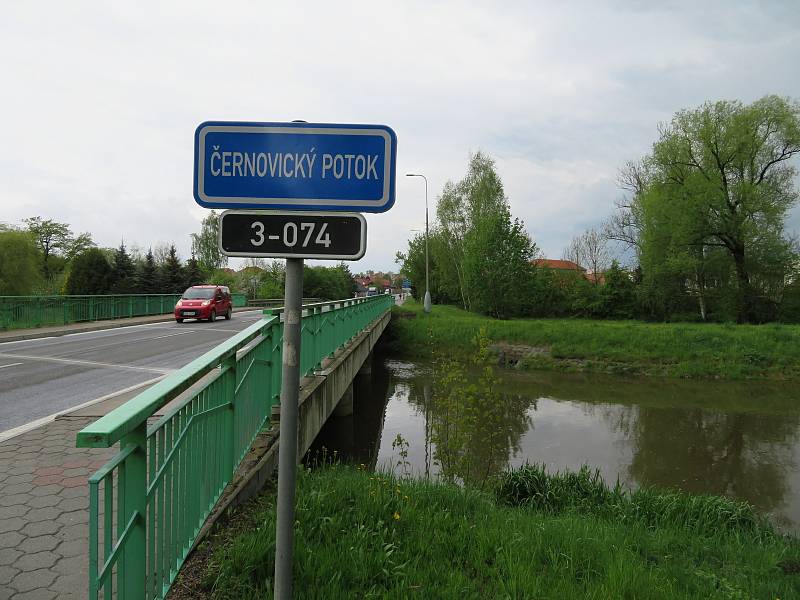 Lužnice, Nežárka a Černovický potok na Táborsku v pátek 14. května.