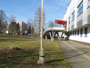 Místo, kde samospráva Tábora nechá vybudovat druhý skatepark, se nachází před zimním stadionem na Pražském sídlišti.